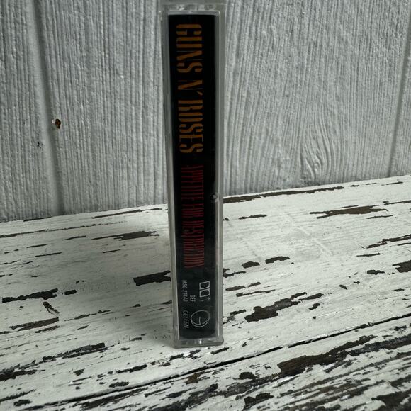 Guns N Roses Appetite For Destruction 1987 Cassette Tape GEF 24148 Heavy Metal - Picture 5 of 7